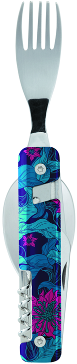 Мултифункционални прибори за хранене Akinod – Hibiscus