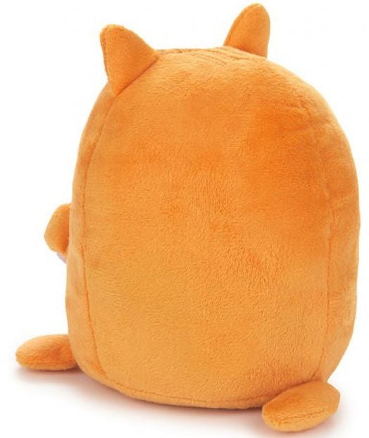 Ограничител за книги Balvi - Плюшено коте Kawaii, оранжево