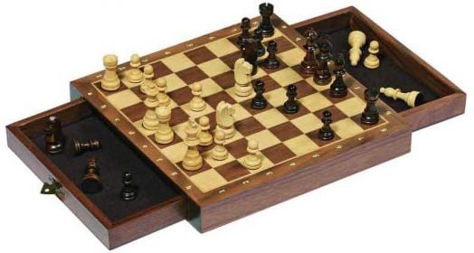 Магнитен шах Goki, с чекмеджета