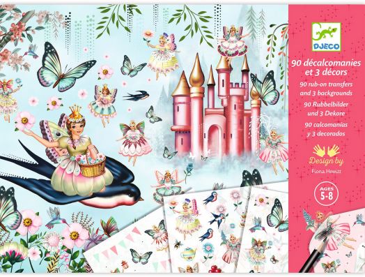 Комплект за декорация Djeco - Страната на феите