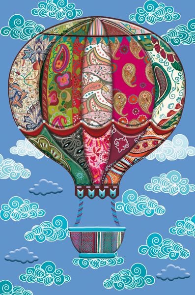 Картичка Editor: Летящ балон