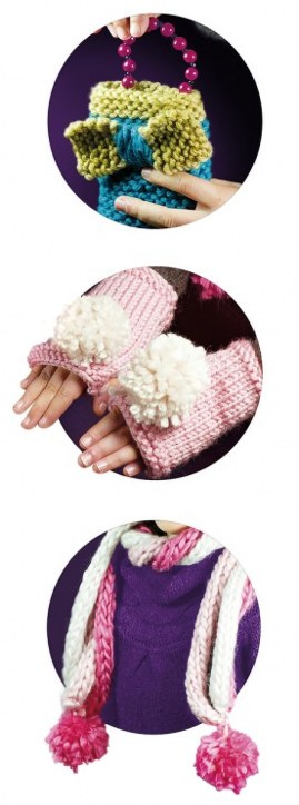 Творчески комплект Buki Be Teens - Плетиво от трико