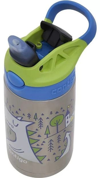 Детска бутилка за вода Contigo Fire Dragon от неръждаема стомана, 380 мл.