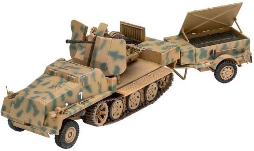 Сглобяем модел Revell - Военен трактор sWS Flak 43