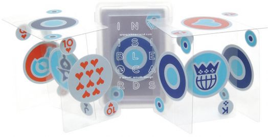 Карти за игра Kikkerland - Invisible Cards