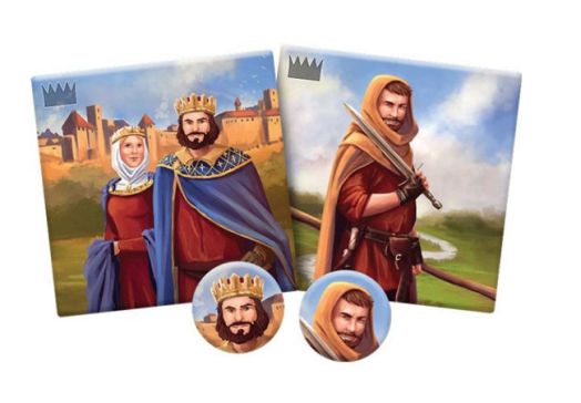 Настолна игра Каркасон – Разширение №6: Кралят, графът и сподвижници