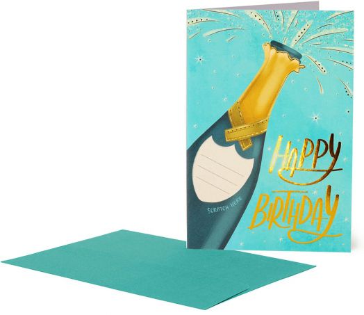 Скреч картичка Legami Happy Birthday