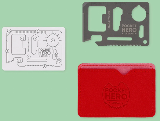 Мултифункционалната стоманена карта 11 в 1 Legami