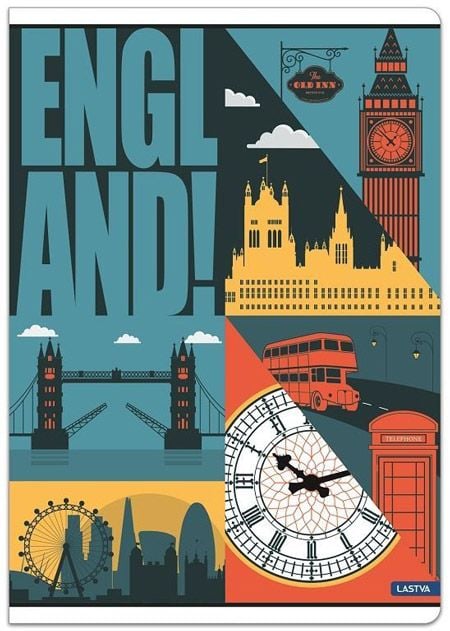 Тетрадка Lastva Travel А4, 50 листа с широки редове