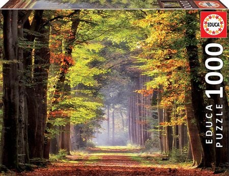 Пъзел Educa: Есенна разходка, 1000 части