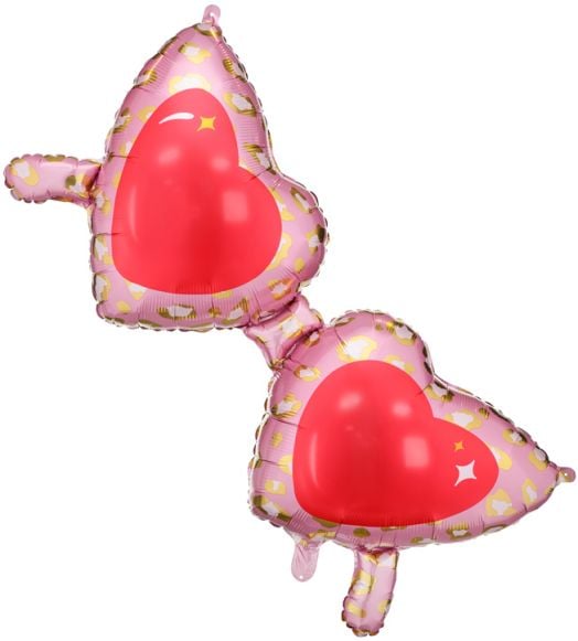 Фолиев балон PartyDeco - Сърца очила