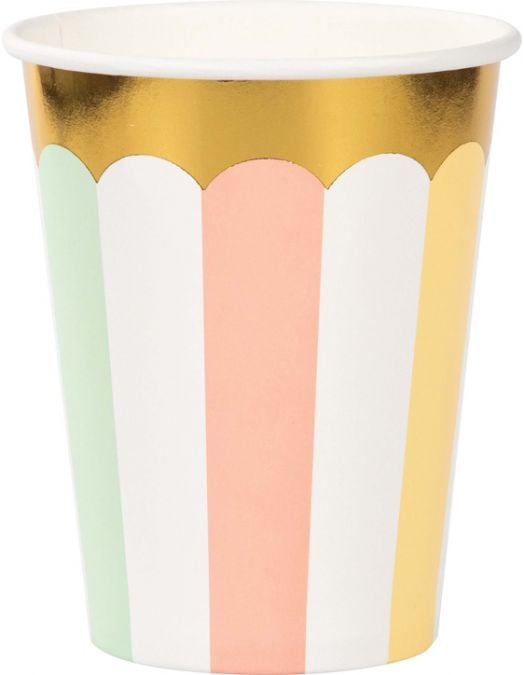 Чашки Creative Party - Pastel Celebrations, 8 бр.