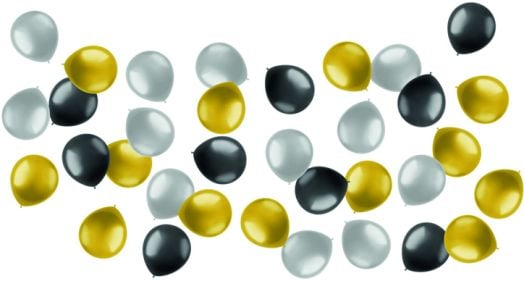 Комплект мини металик балони Folat, 50 бр.