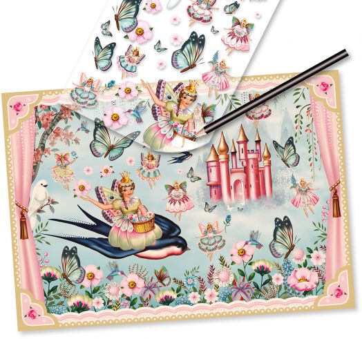 Комплект за декорация Djeco - Страната на феите