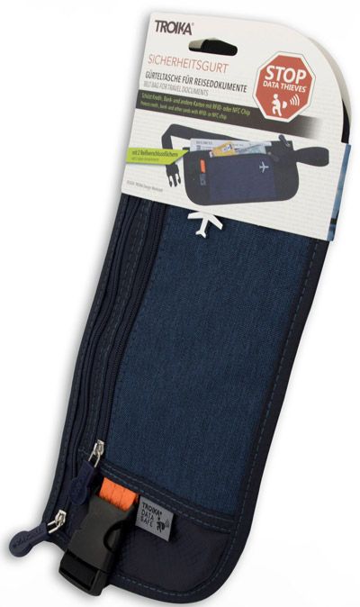 Чанта за през кръста Troika, синя