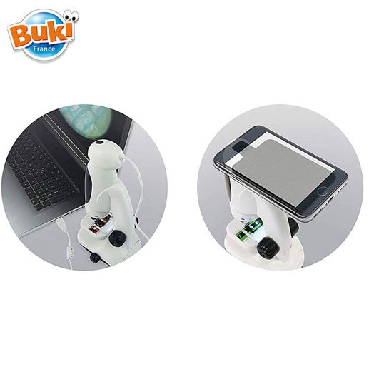 Микроскоп с аксесоари Buki - Дигитален микроскоп 3 в 1