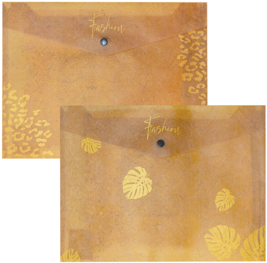 Папка с копче Spree Kraft Gold A5, асортимент