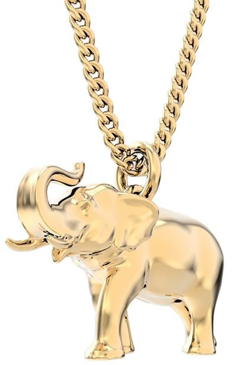 Колие с медальон Chocli - Elephant