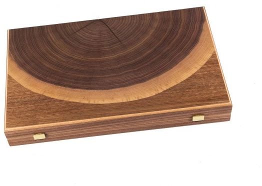 Табла Manopoulos с отделения - естествен орех, 48 х 30 см.