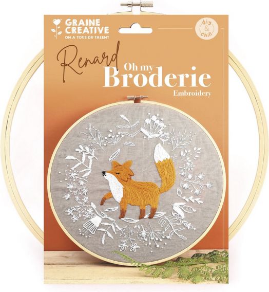 Комплект за бродиране Graine Creative - Лисица