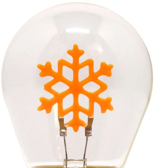 Лампа крушка Legami Bulb Fiction - Снежинка
