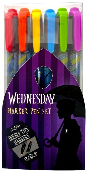 Комплект текстмаркери Blue Sky - Wednesday, 6 цвята