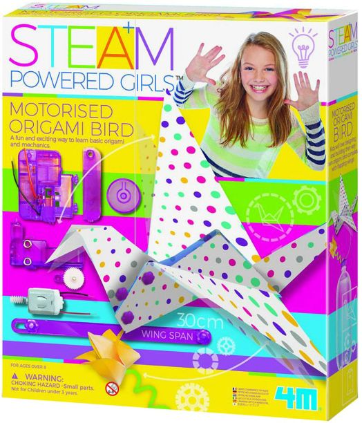 Творчески комплект 4M - Оригами птица с двигател