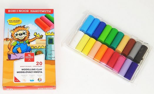 Пластилин Koh-i-Noor, 20 цвята