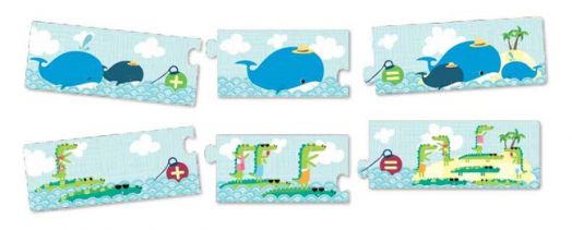 Пъзел Apli Kids - математика с животни