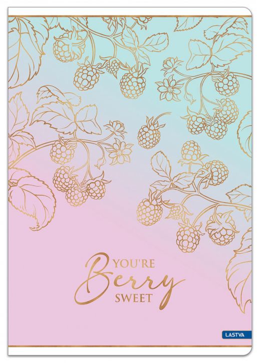 Тетрадка Lastva Berry A4, 50 листа с широки редове