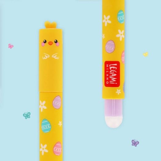 Комплект изтриваеми гел химикалки Legami - Зайче и Пиле