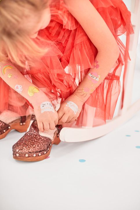 Временни татуировки PartyDeco - Котки, 12 бр.