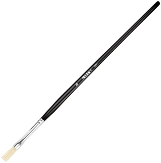 Плоска четка за рисуване Milan #6