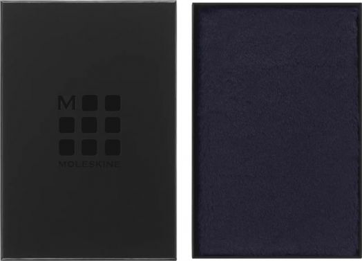 Тефтер Moleskine Faux Fur в кутия, тъмносин