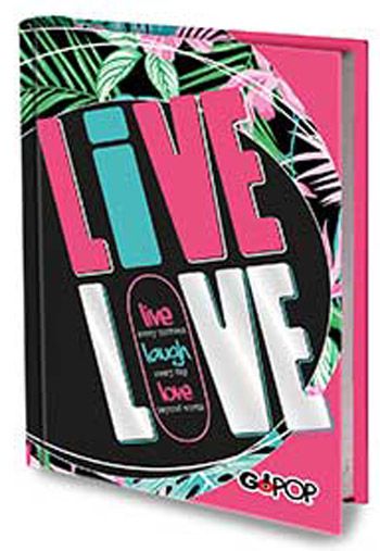 Ученически дневник GoPop - Love / Cream, 2 дизайна