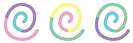 Комплект многоцветни гел химикалки Legami Twist Multicolor