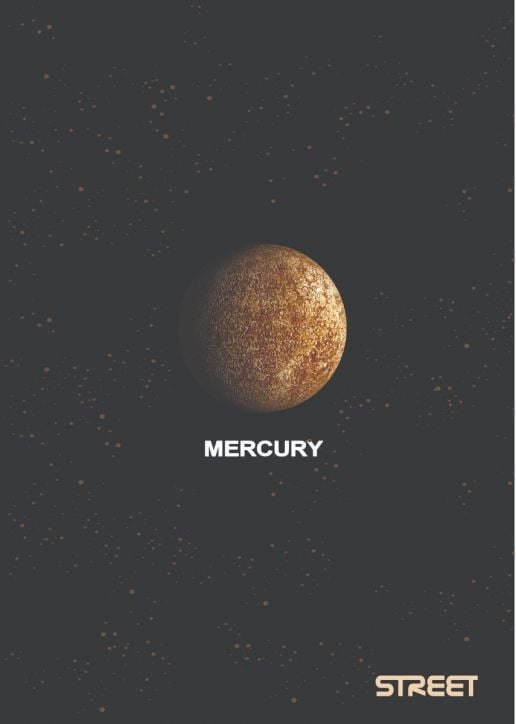 Тетрадка Street Planets А5, 60 листа - широки редове
