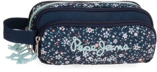 Несесер Pepe Jeans Alenka с пет отделения и ръкохватка