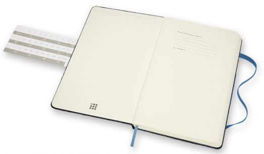 Тефтер Moleskine Limited Editions Blend Collection Blue Tissu с твърди корици и линирани страници