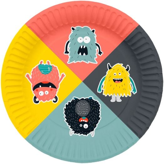 Чинийки Folat - Monsters Bash, 8 бр.