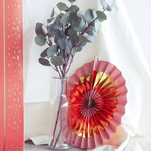 Хартиена украса Folat - Golden Dusk, 5 бр.