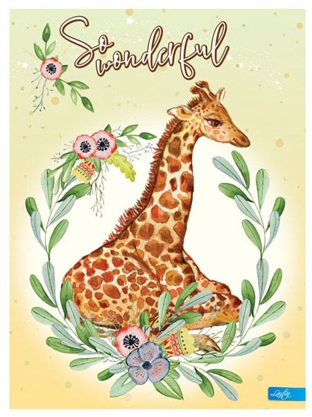 Тетрадка Lastva Cute А5, 50 листа с широки редове