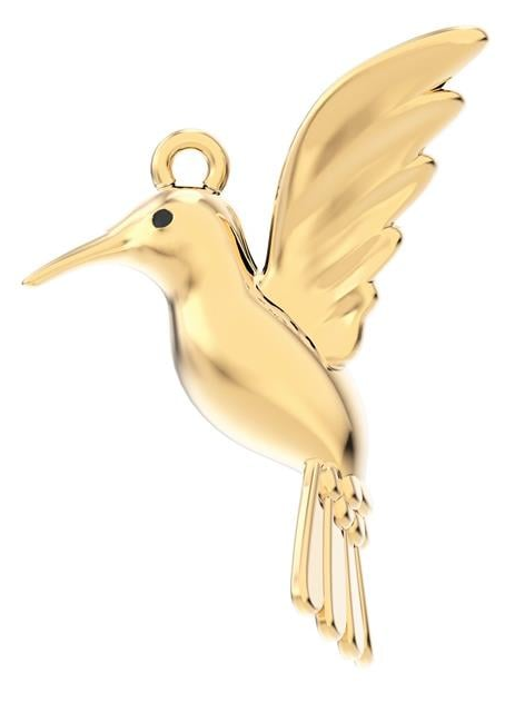 Колие с медальон Chocli - Humming Bird