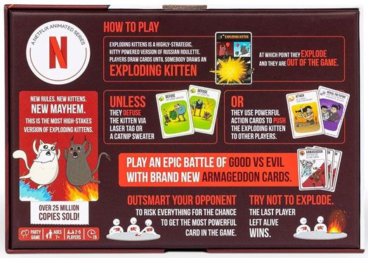 Настолна игра: Експлодиращи Котета - Good vs Evil