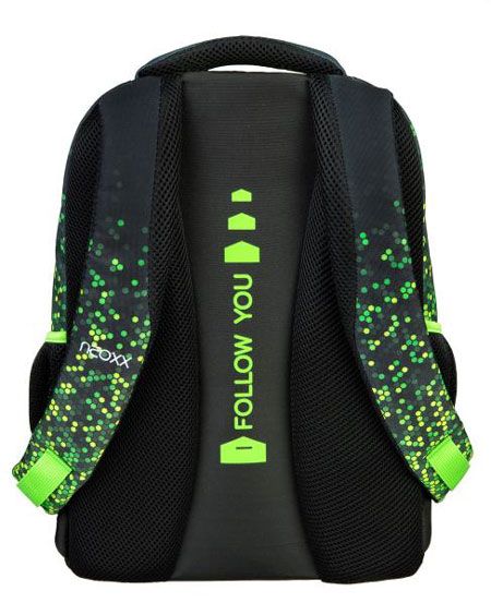 Ергономична ученическа раница Neoxx, зелена