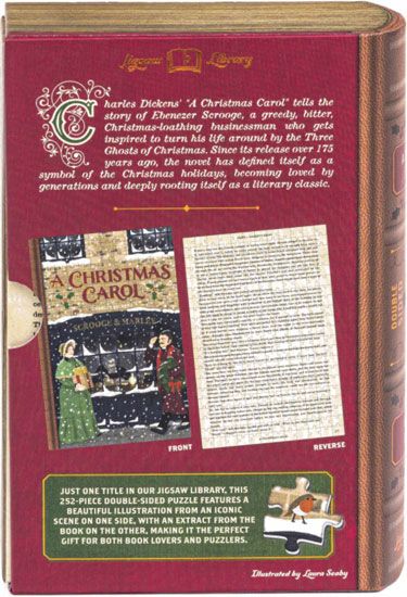 Двустранен пъзел Professor Puzzle: Коледна приказка, 252 части