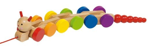 Забавна детска играчка Goki, гъсеница