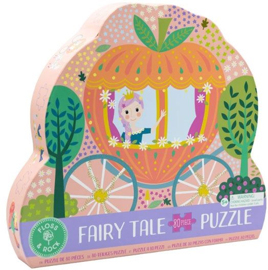 Пъзел Floss & Rock, Fairy Tale - Каляска, 80 части