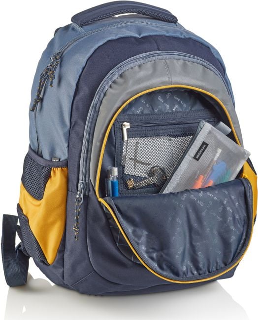 Ергономична раница Miquelrius Rider Black с две отделения и USB порт, 30 л.