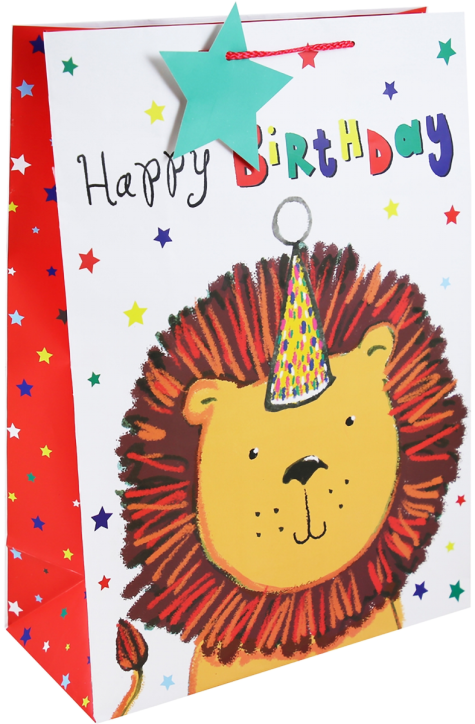 Детска подаръчна торбичка Eurowrap - Лъв, голяма